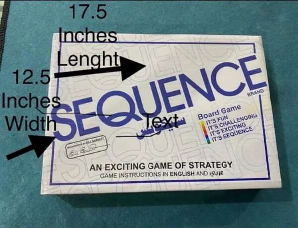 Sequence Board Game 17.5 inch