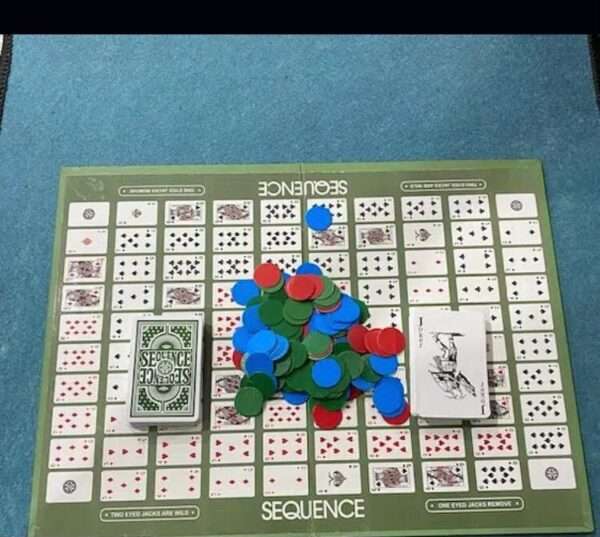 Sequence Board Game 17.5 inch - Image 4