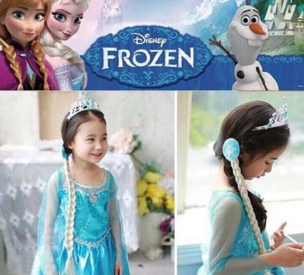 Elsa & Anna crown wig - Image 4