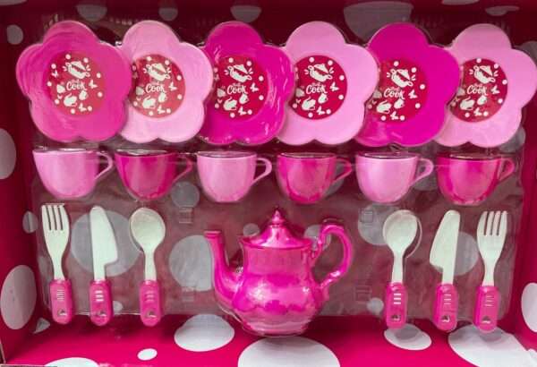 Kids play tea set toy - Image 2