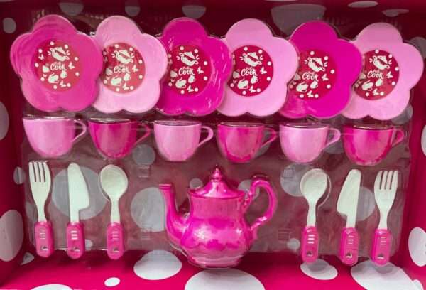 Kids play tea set toy - Image 4