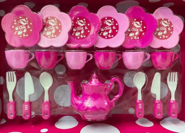 Kids play tea set toy - Image 5