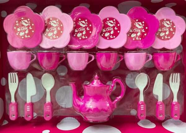 Kids play tea set toy - Image 8