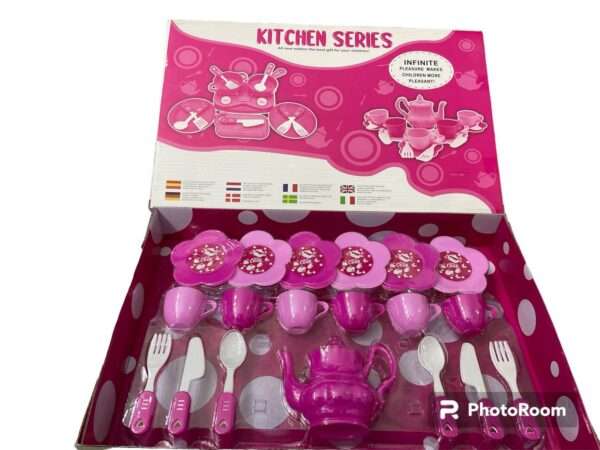 Kids play tea set toy - Image 9