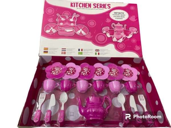 Kids play tea set toy - Image 11