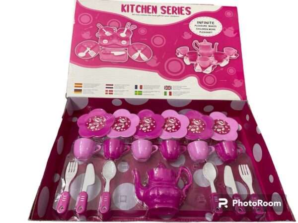 Kids play tea set toy - Image 10