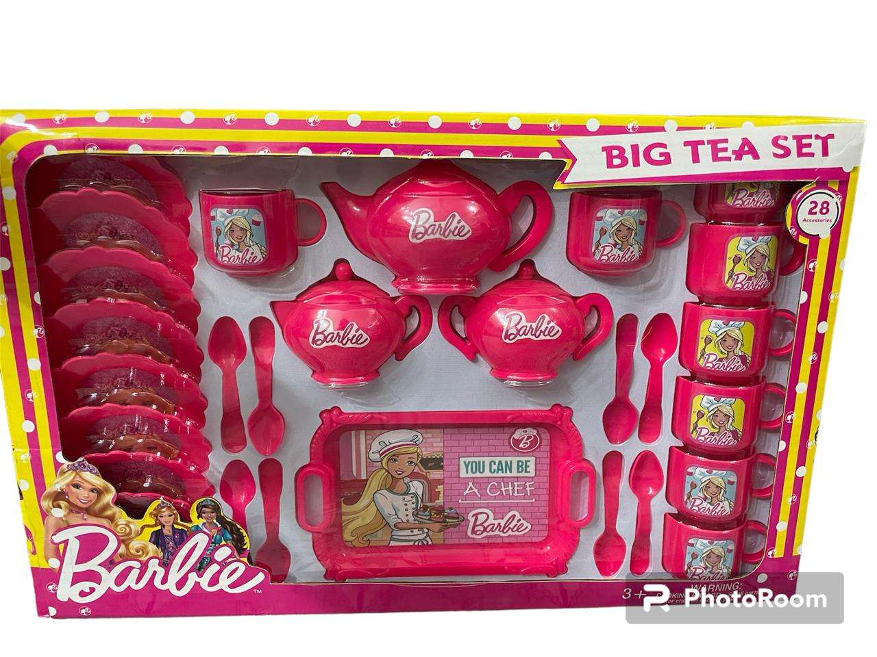 Barbie Tea Toy Set With Acesssories - Kids Mall